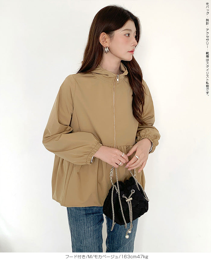 選べる2タイプ フレアブルゾン