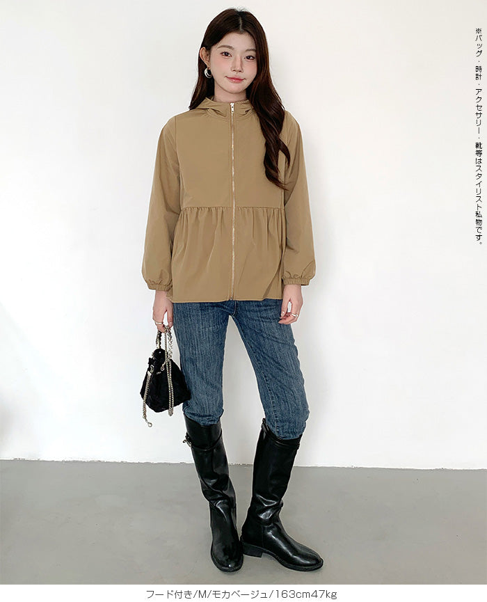 選べる2タイプ フレアブルゾン