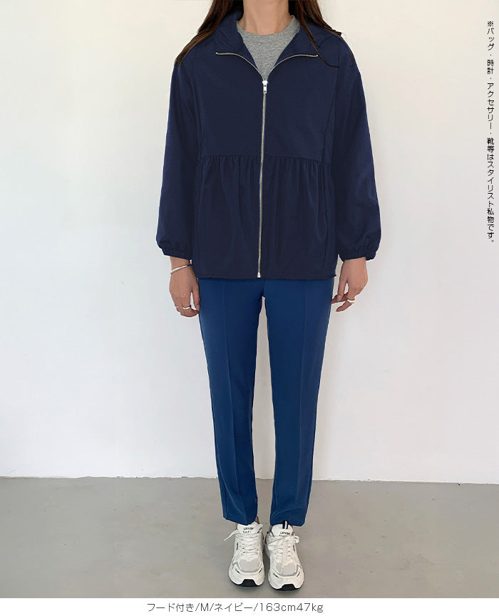 選べる2タイプ フレアブルゾン