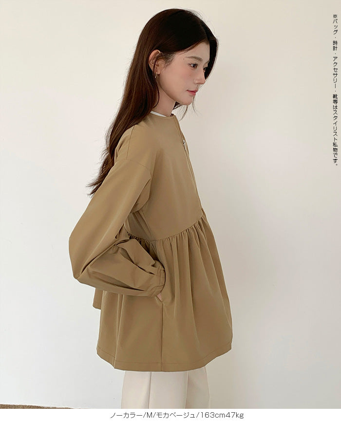 選べる2タイプ フレアブルゾン