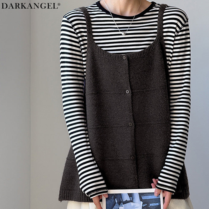 着回し自在 ニットベスト