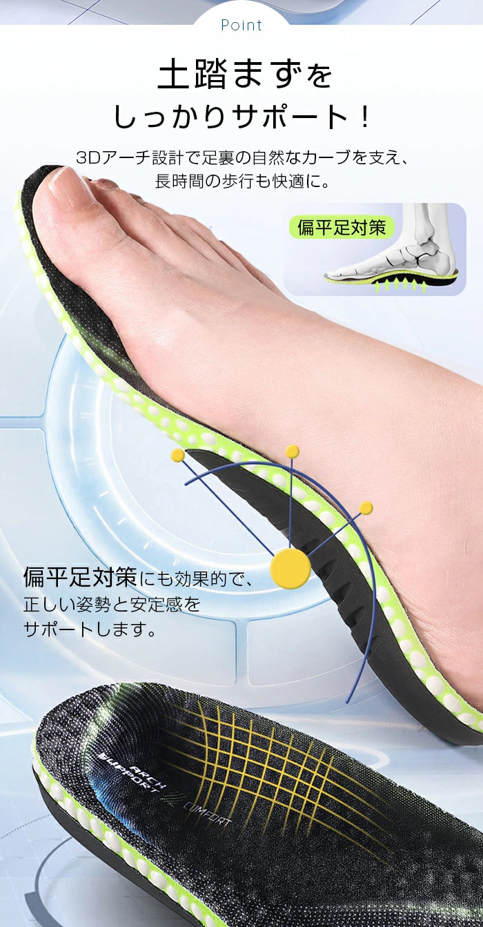 インソール アーチサポート