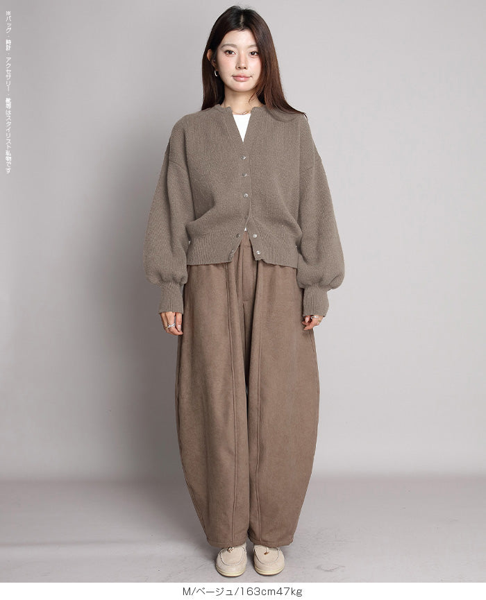 04color 02size キーネックカーディガン