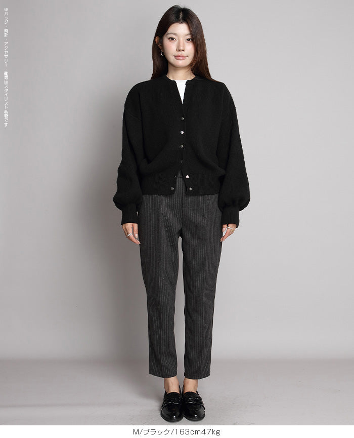 04color 02size キーネックカーディガン