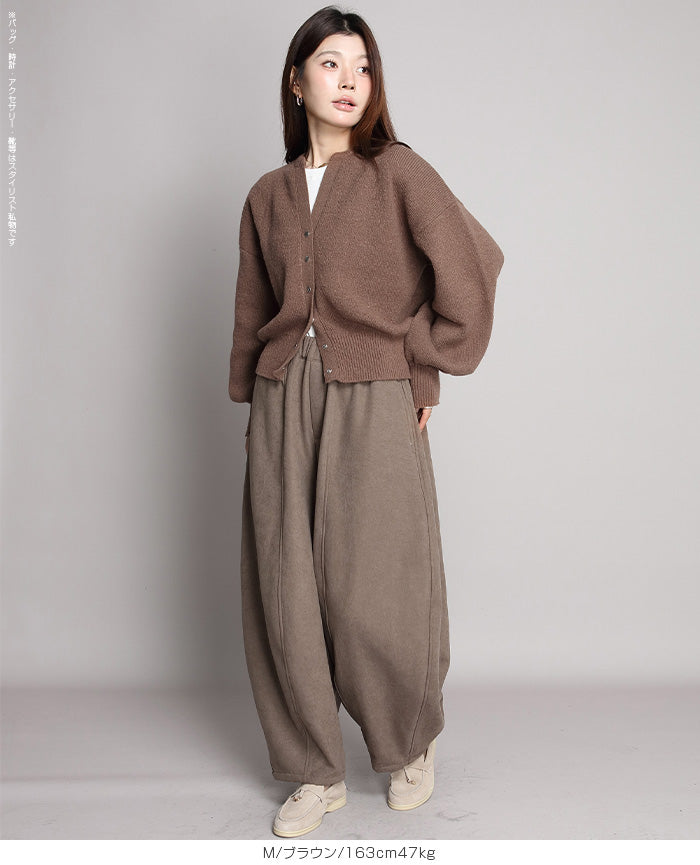 04color 02size キーネックカーディガン