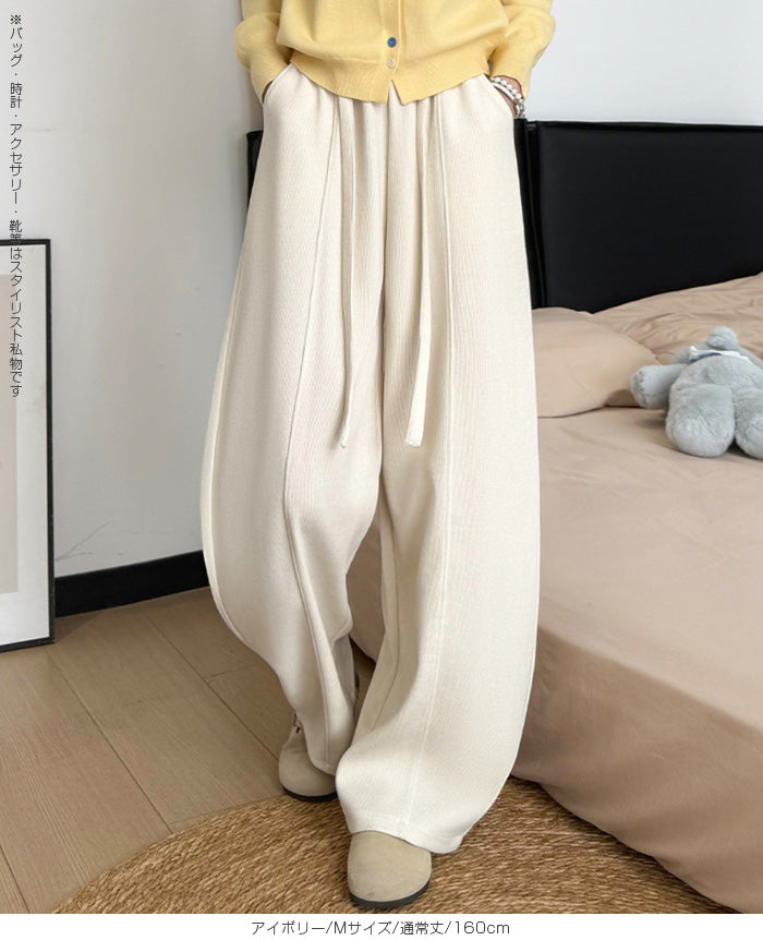 選べる丈コーデュロイカーブパンツ