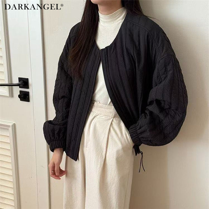 ゆったり*中綿 大人のショートジャケット