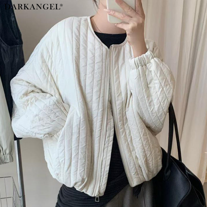 ゆったり*中綿 大人のショートジャケット