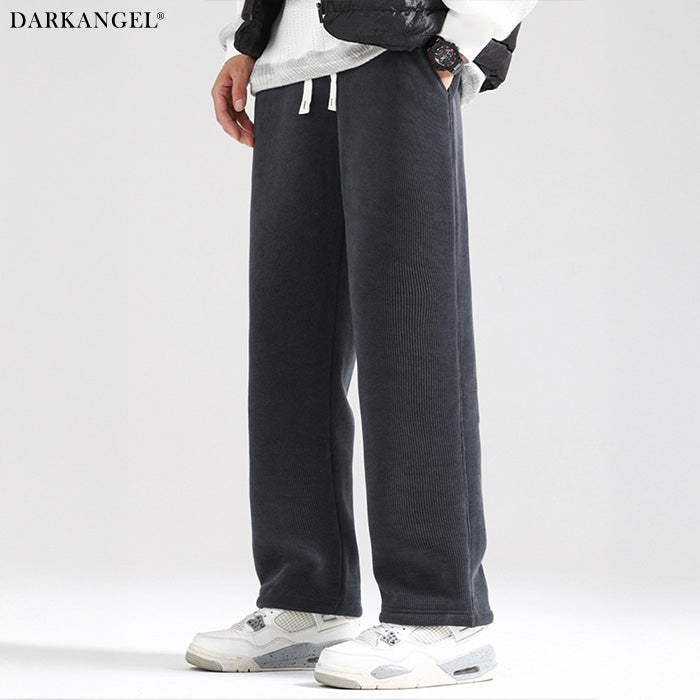 裏起毛コーデュロイワイドパンツ