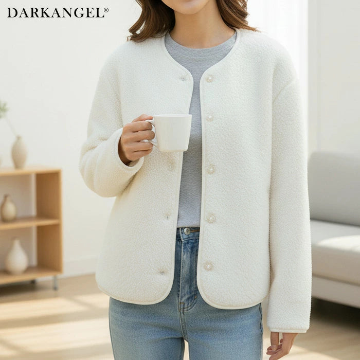 05color ボアフリースカーディガン