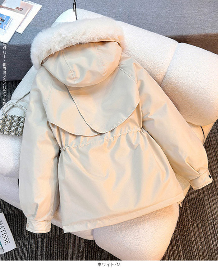 ボアライナー付きショート丈コート