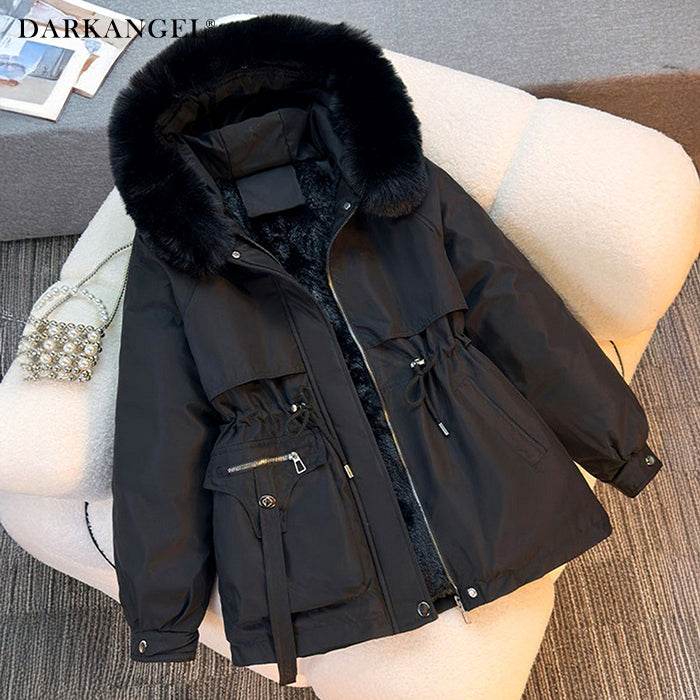 ボアライナー付きショート丈コート