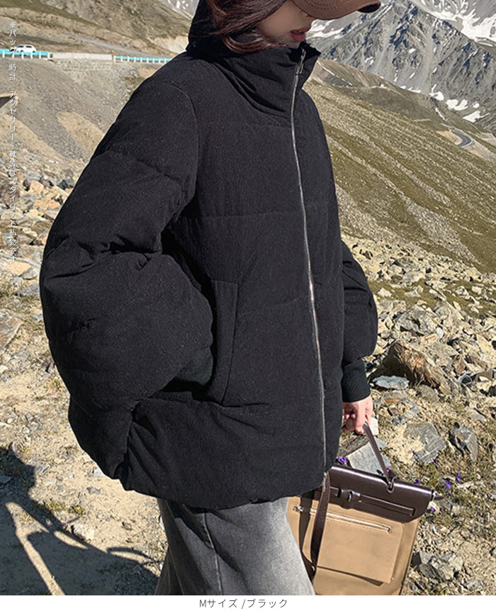 コーデュロイ中綿ジャケット