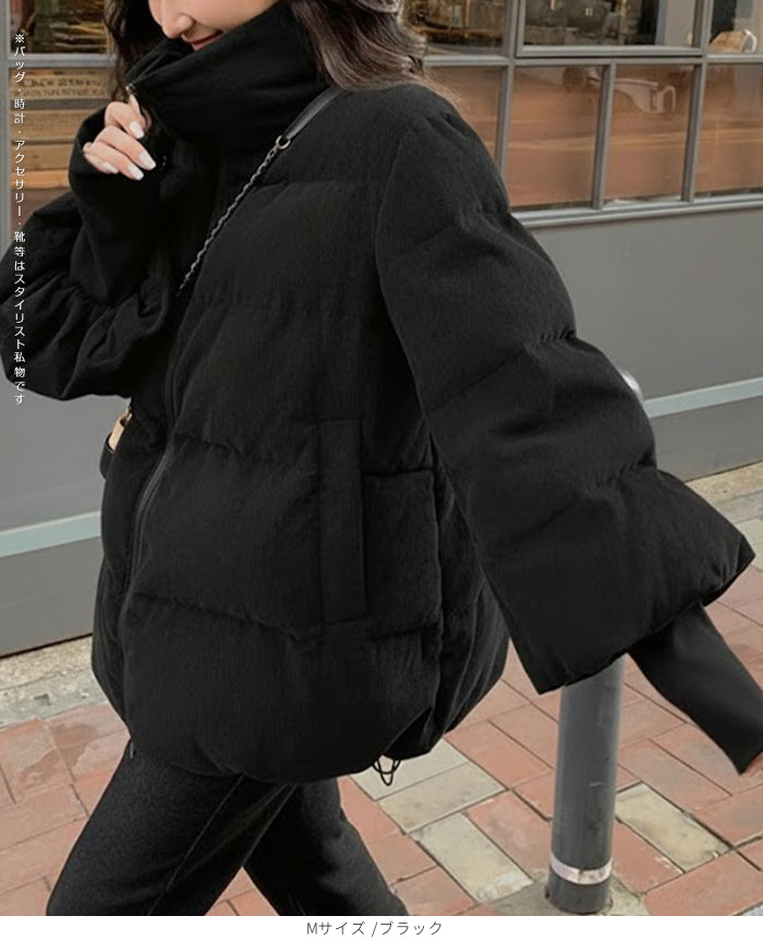 コーデュロイ中綿ジャケット