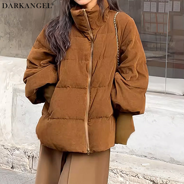 コーデュロイ中綿ジャケット