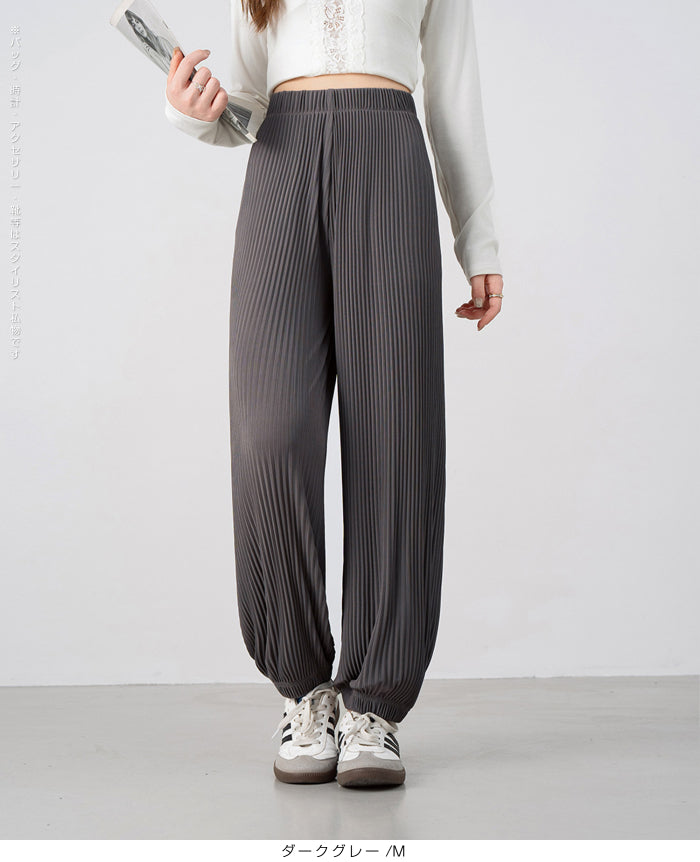 02size | プリーツジョガーパンツ
