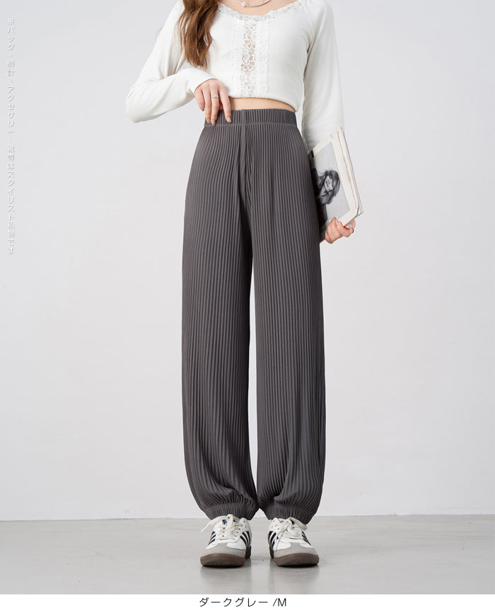 02size | プリーツジョガーパンツ