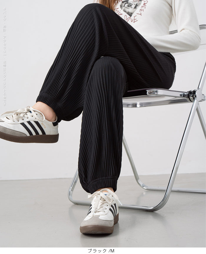 02size | プリーツジョガーパンツ