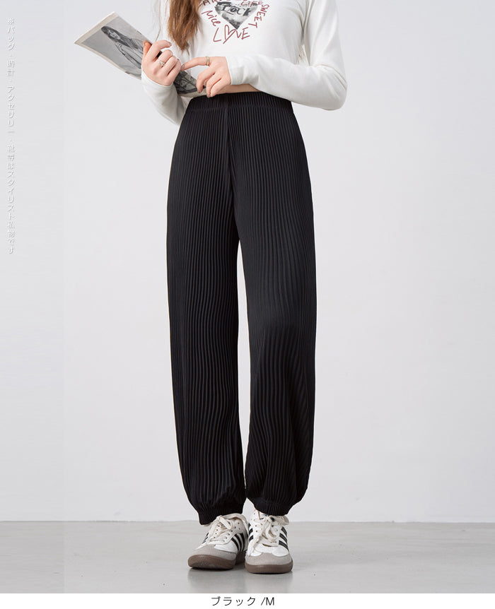 02size | プリーツジョガーパンツ