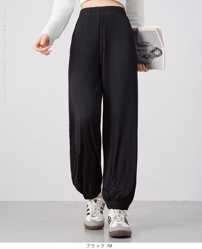 02size | プリーツジョガーパンツ