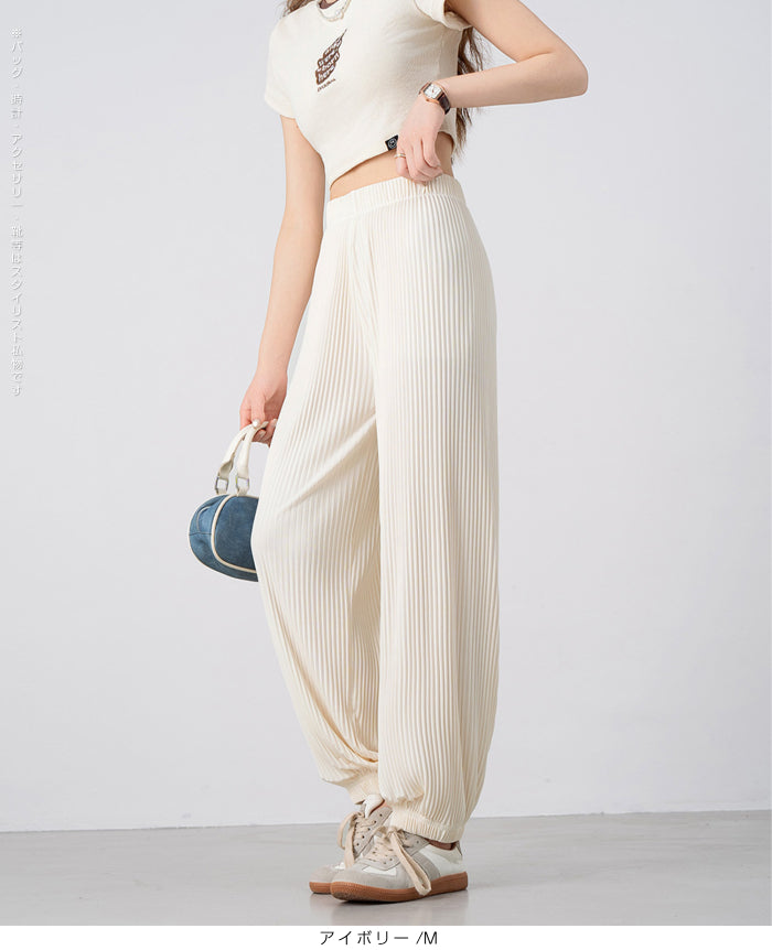 02size | プリーツジョガーパンツ