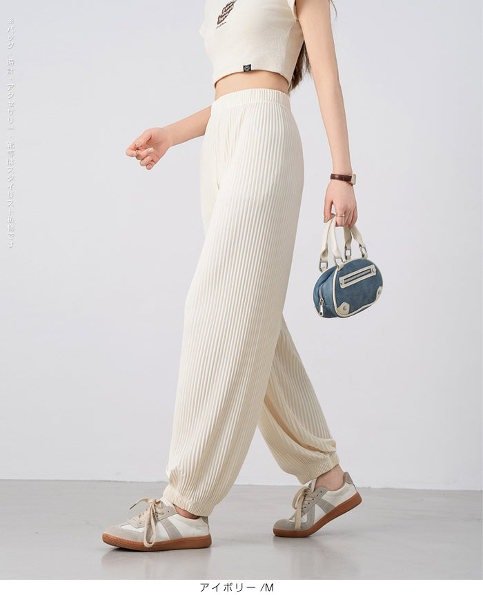 02size | プリーツジョガーパンツ