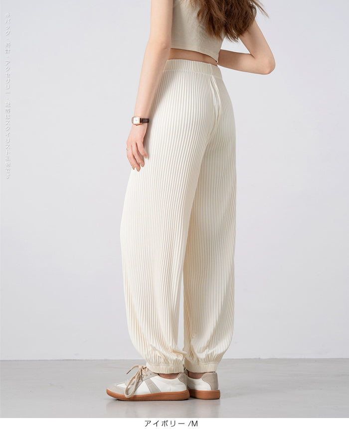 02size | プリーツジョガーパンツ