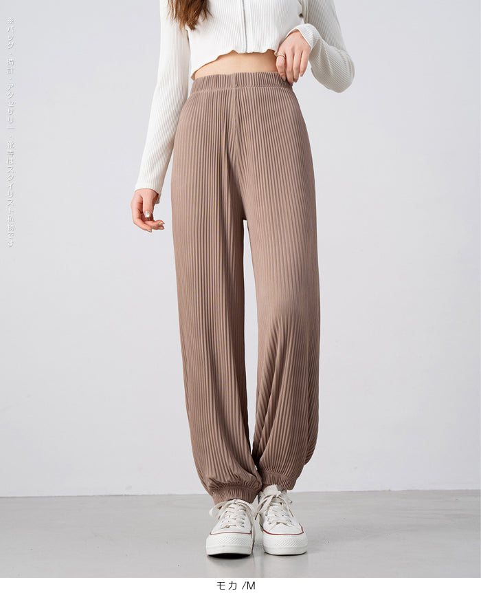 02size | プリーツジョガーパンツ