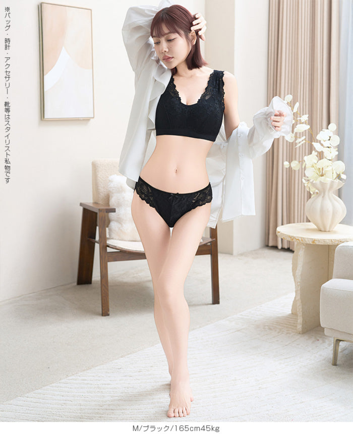 贅沢なレースナイトブラ
