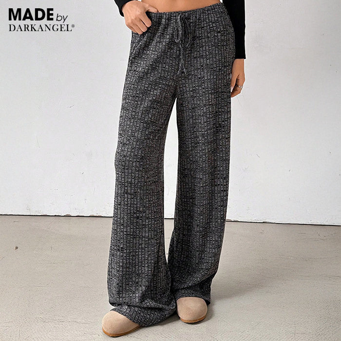 ウエストゴムストレートパンツ