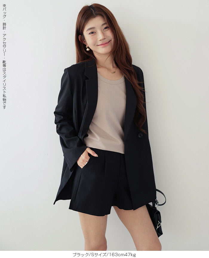 テーラードショートパンツ