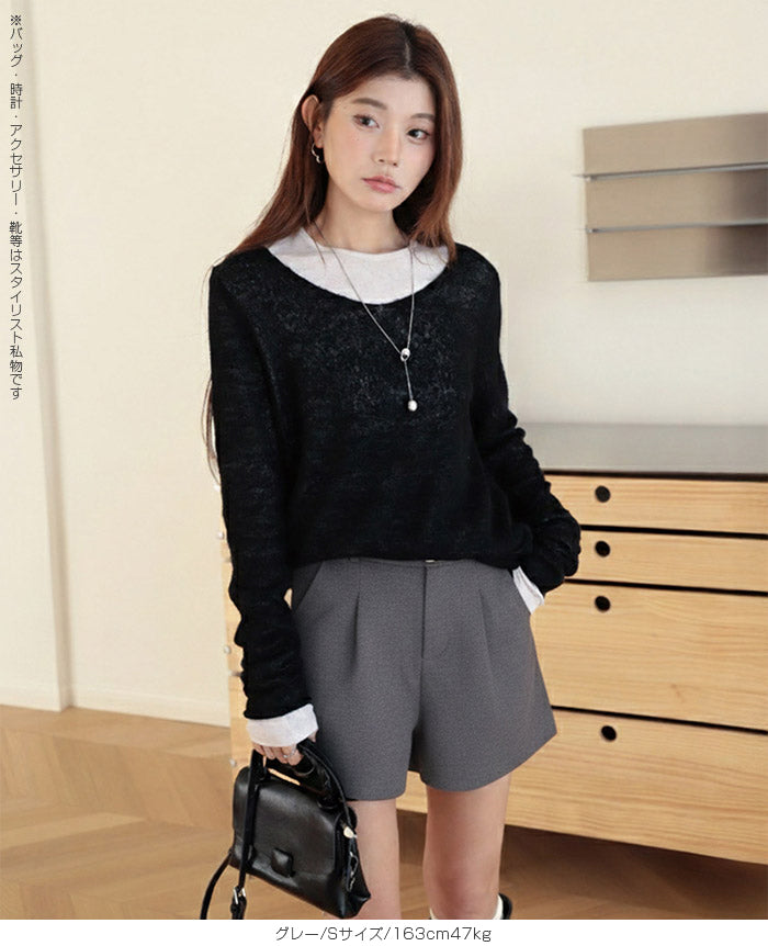 テーラードショートパンツ