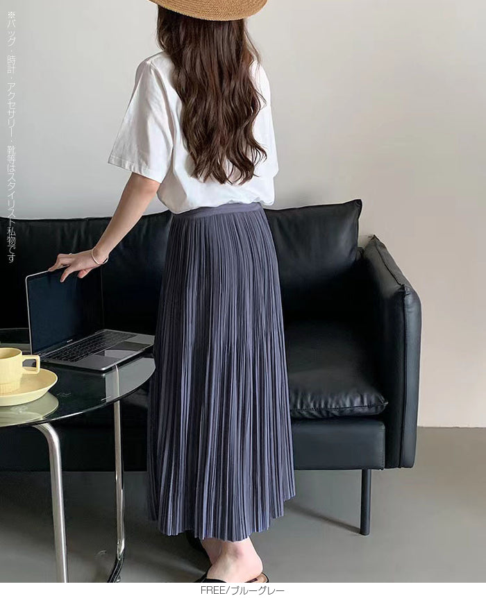 ランダムプリーツスカート