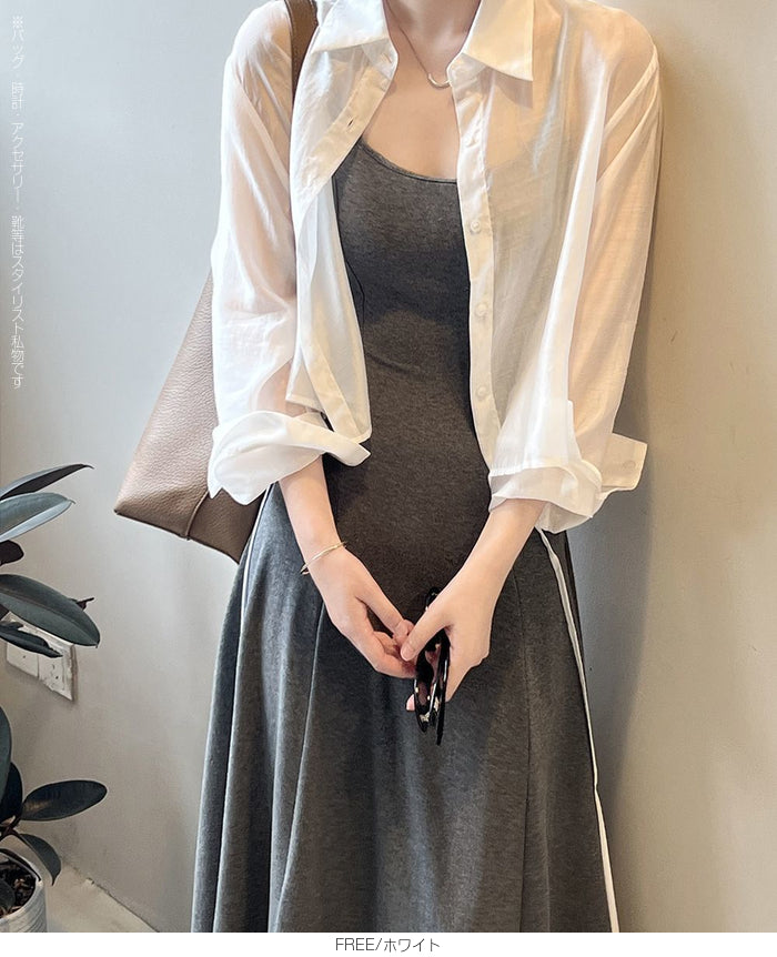 シアーショートシャツ