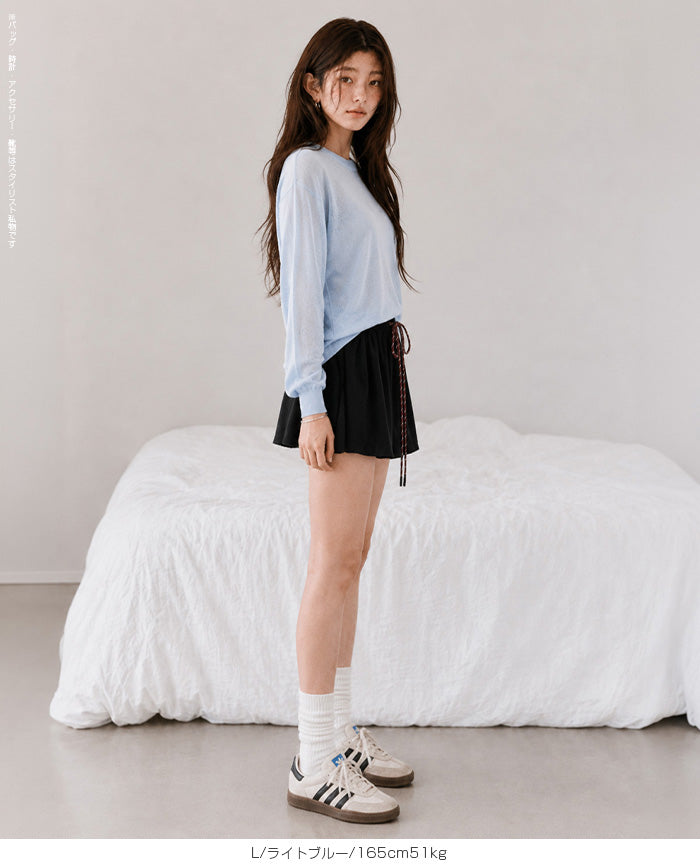 シアーサマーニット