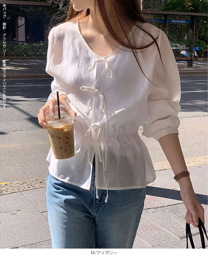 2wayシアーブラウス