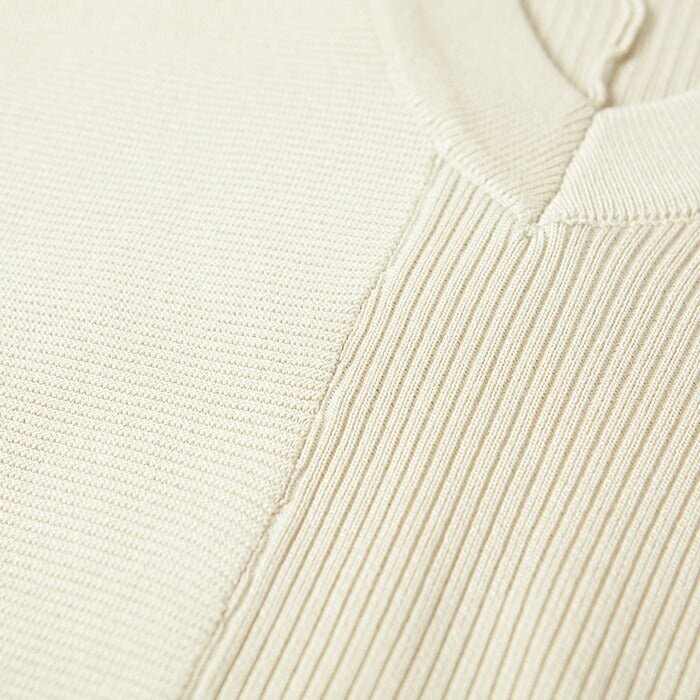 アシンメトリードルマンニットプルオーバー