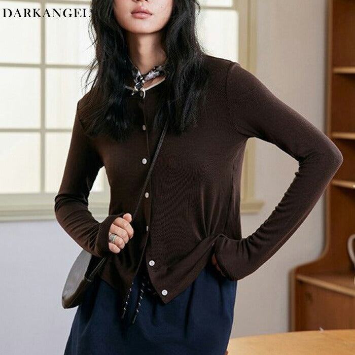 配色ベーシックカーディガン