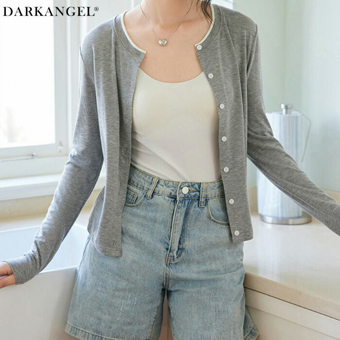 配色ベーシックカーディガン