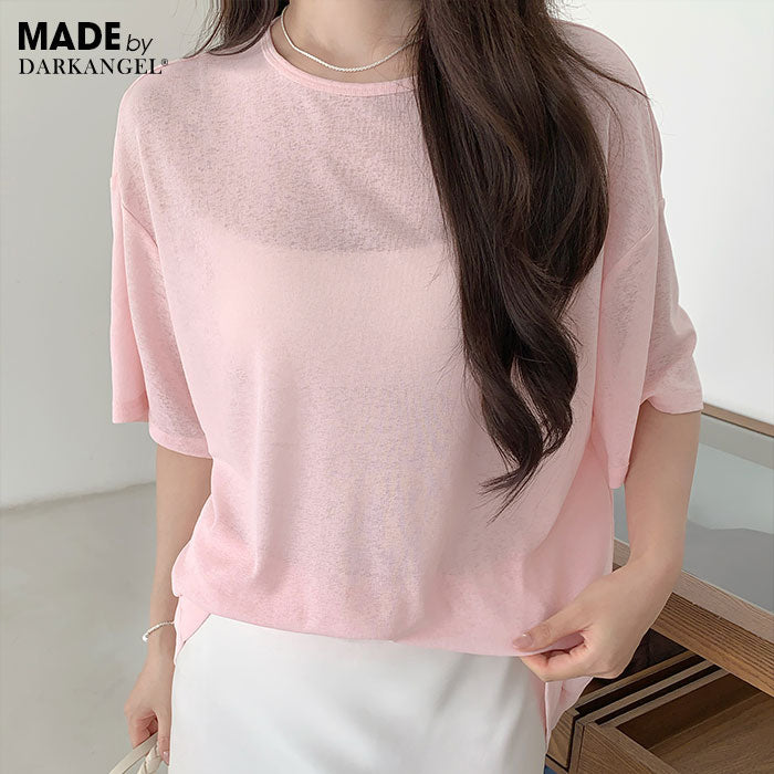 シアーロングスリーブTシャツ