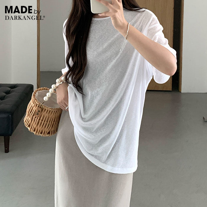 シアーロングスリーブTシャツ