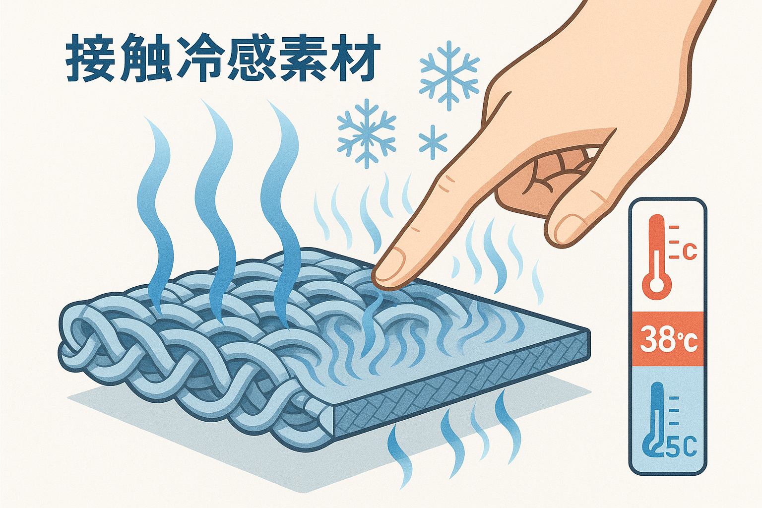 「接触冷感素材」ってなに？