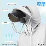 完全防備UVカットパーカー
