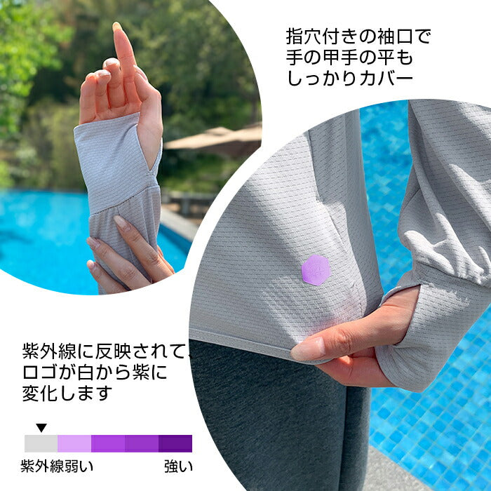 完全防備UVカットパーカー