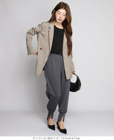 裾スリットジョガーパンツ