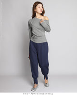 裾スリットジョガーパンツ