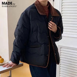 ノーカラーキルティングジャケット