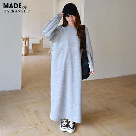 ウエストデザインワンピース