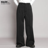 元祖裏起毛ピンタック入りワイドパンツ