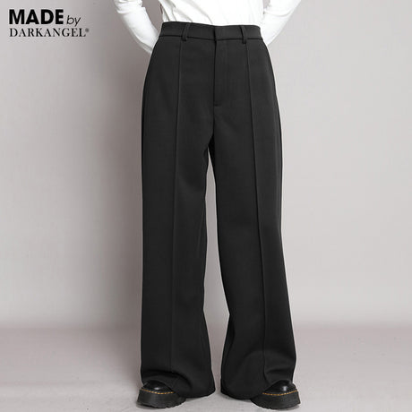 元祖裏起毛ピンタック入りワイドパンツ